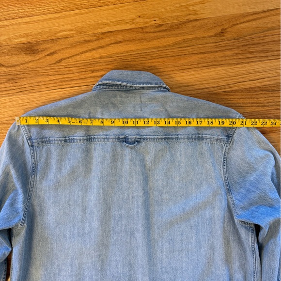 Madewell Light Blue Denim Button Down Shirt - Picture 6 of 8